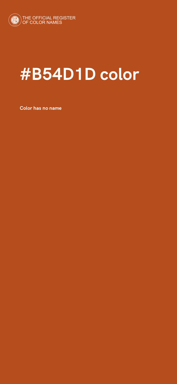 #B54D1D color image