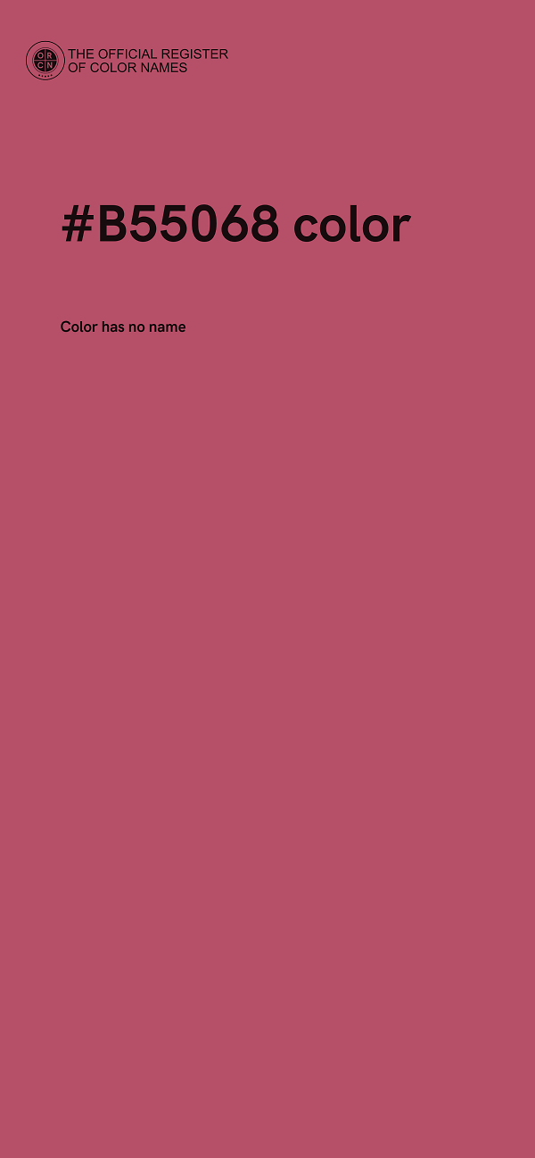 #B55068 color image