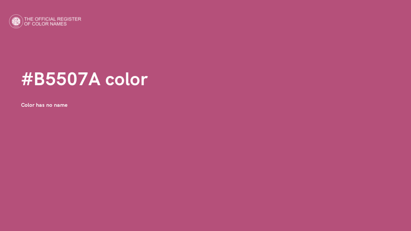 #B5507A color image