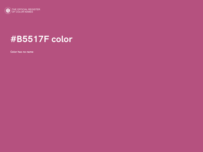 #B5517F color image