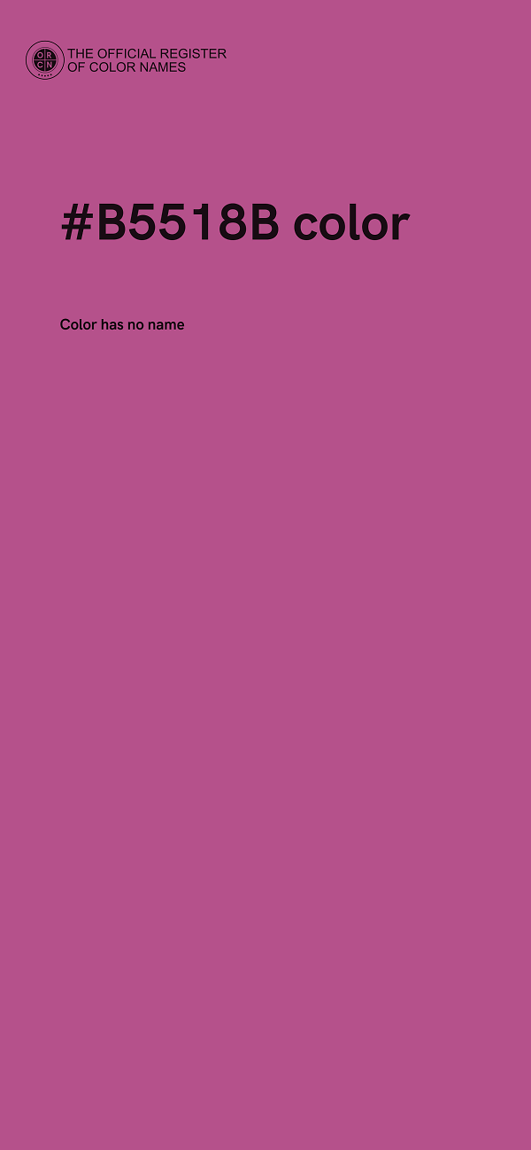 #B5518B color image