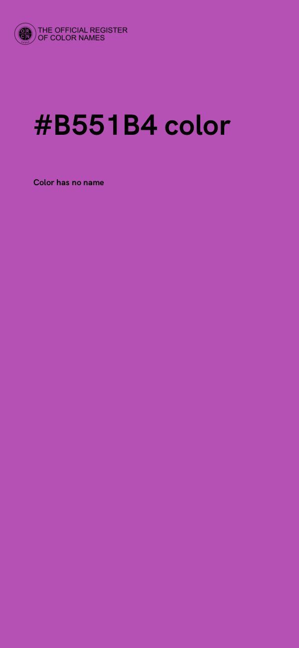 #B551B4 color image