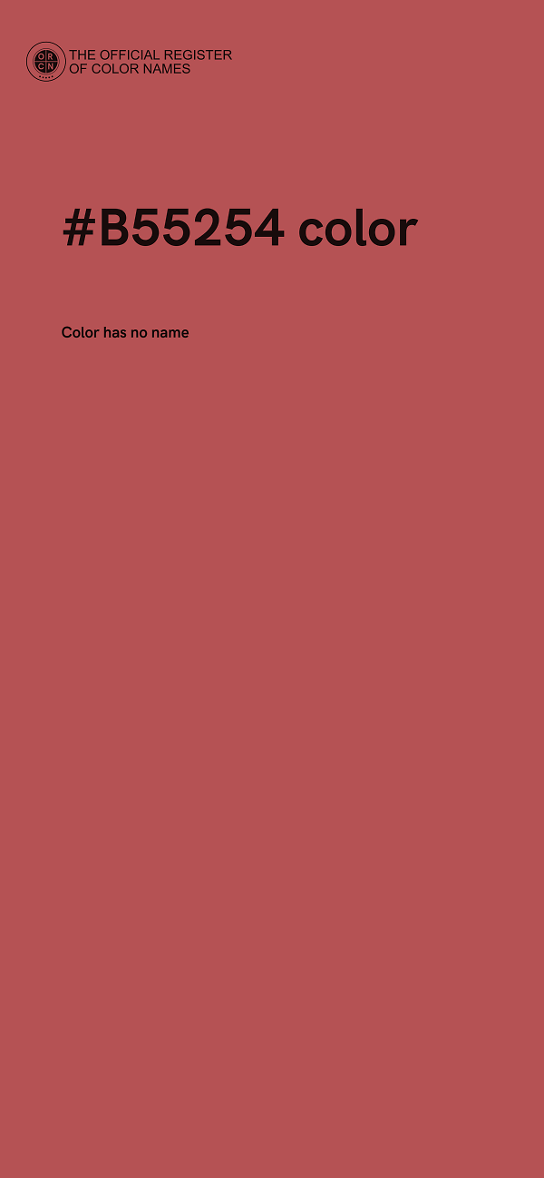 #B55254 color image