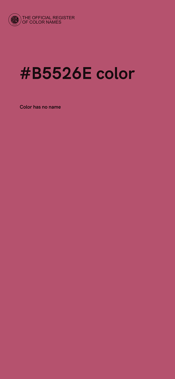 #B5526E color image