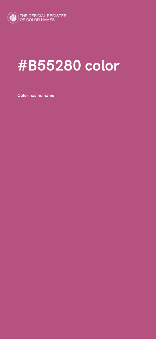 #B55280 color image
