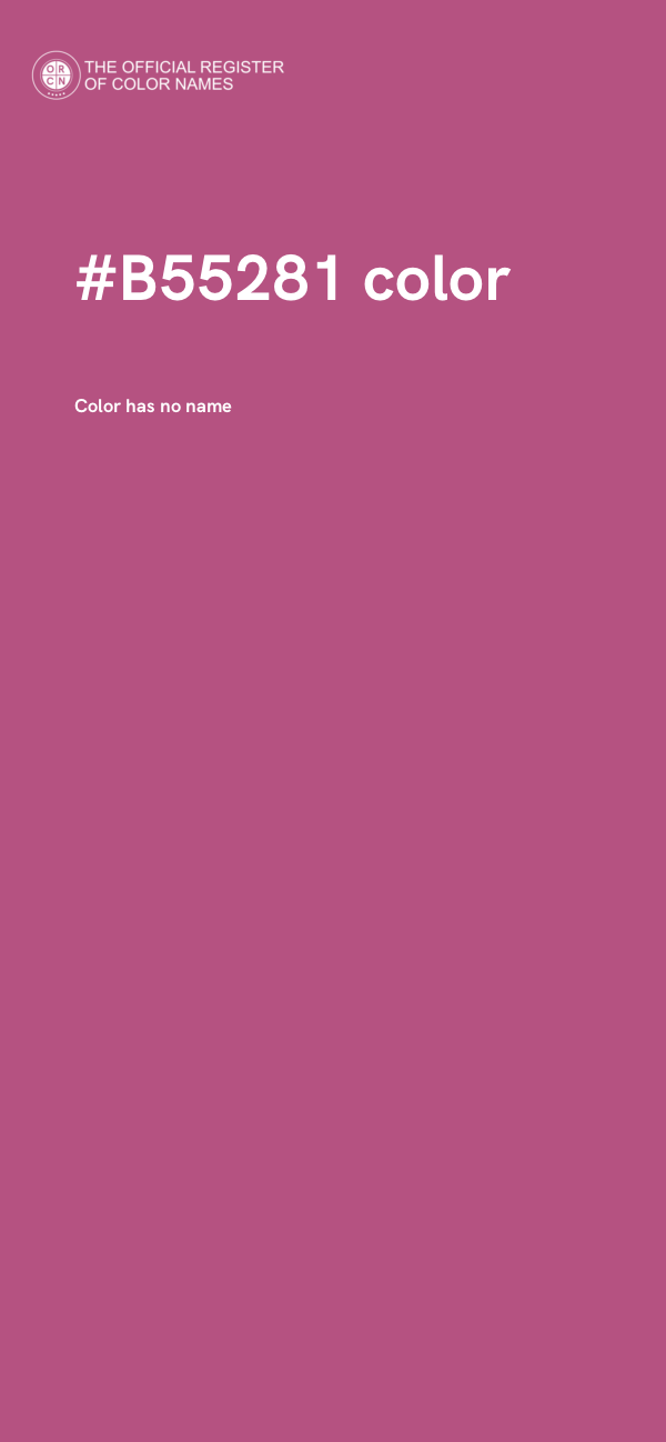 #B55281 color image