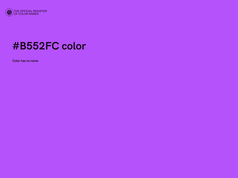 #B552FC color image