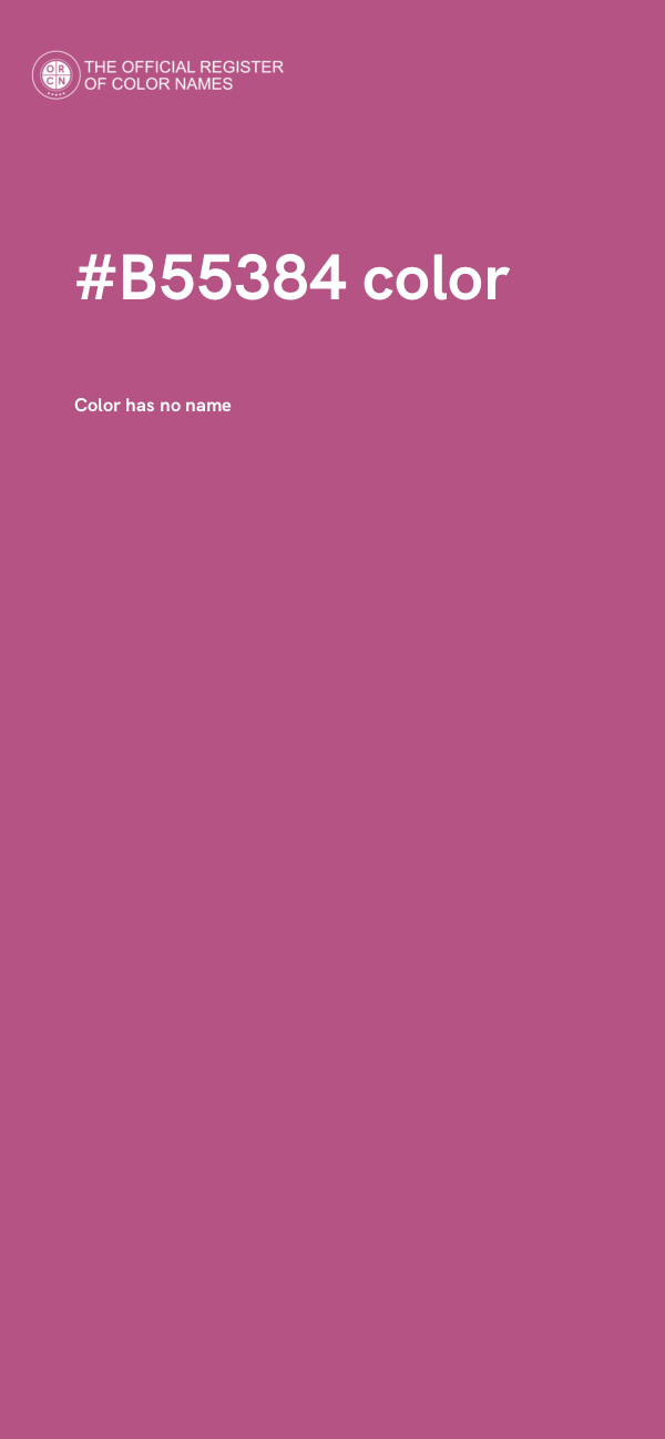 #B55384 color image