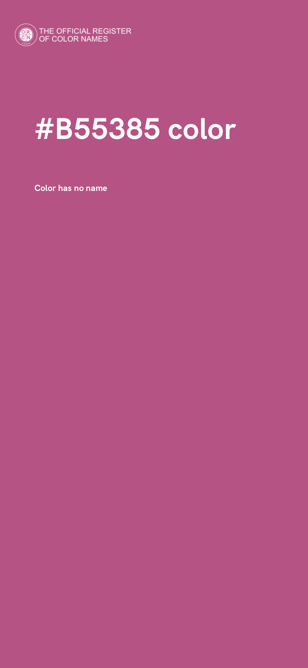 #B55385 color image