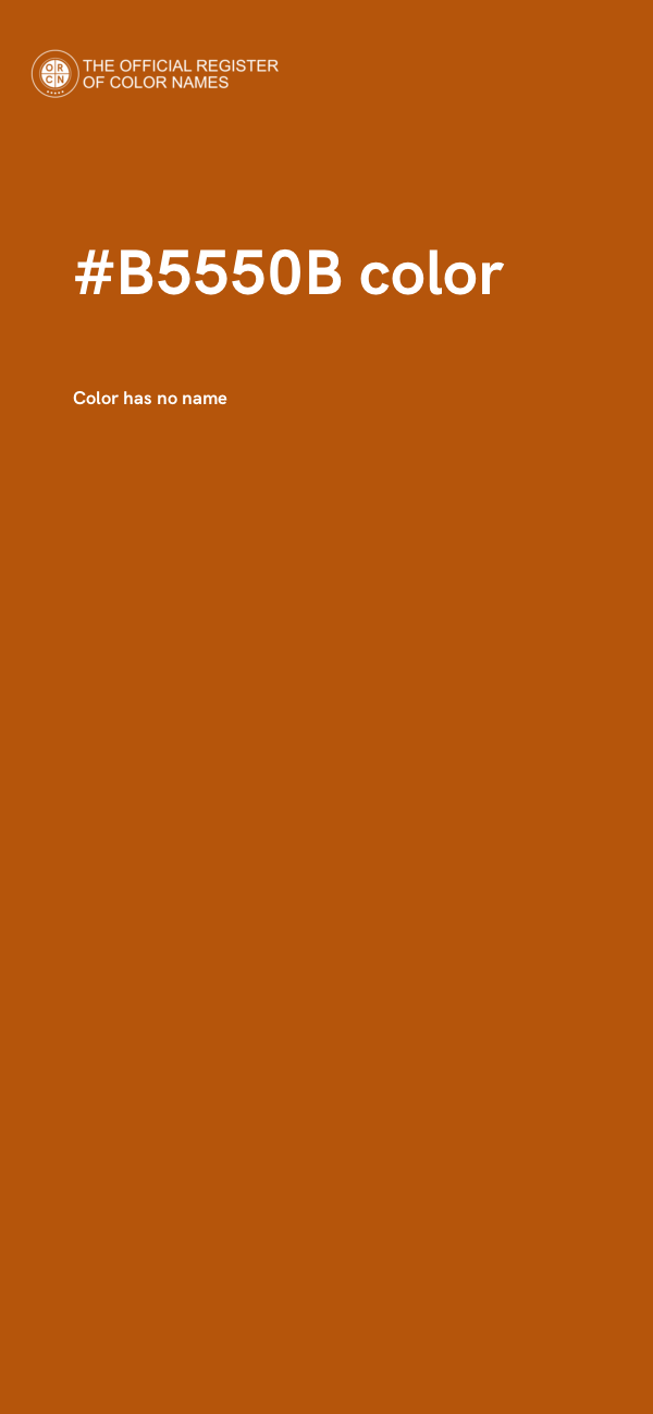 #B5550B color image