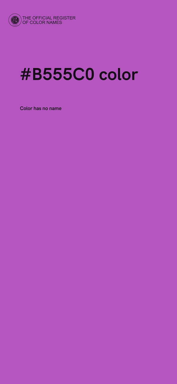 #B555C0 color image