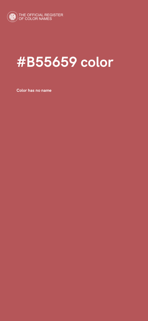 #B55659 color image