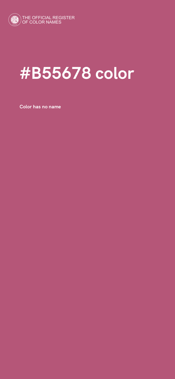 #B55678 color image