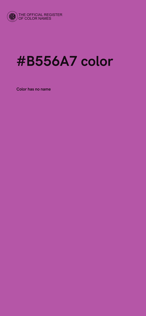 #B556A7 color image