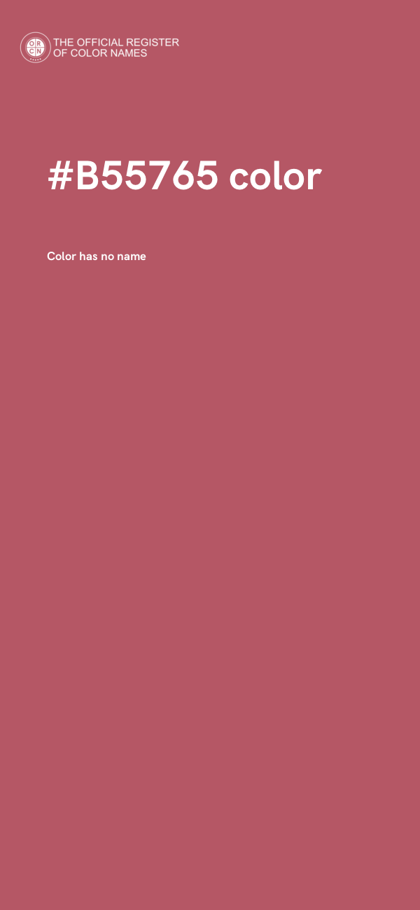 #B55765 color image