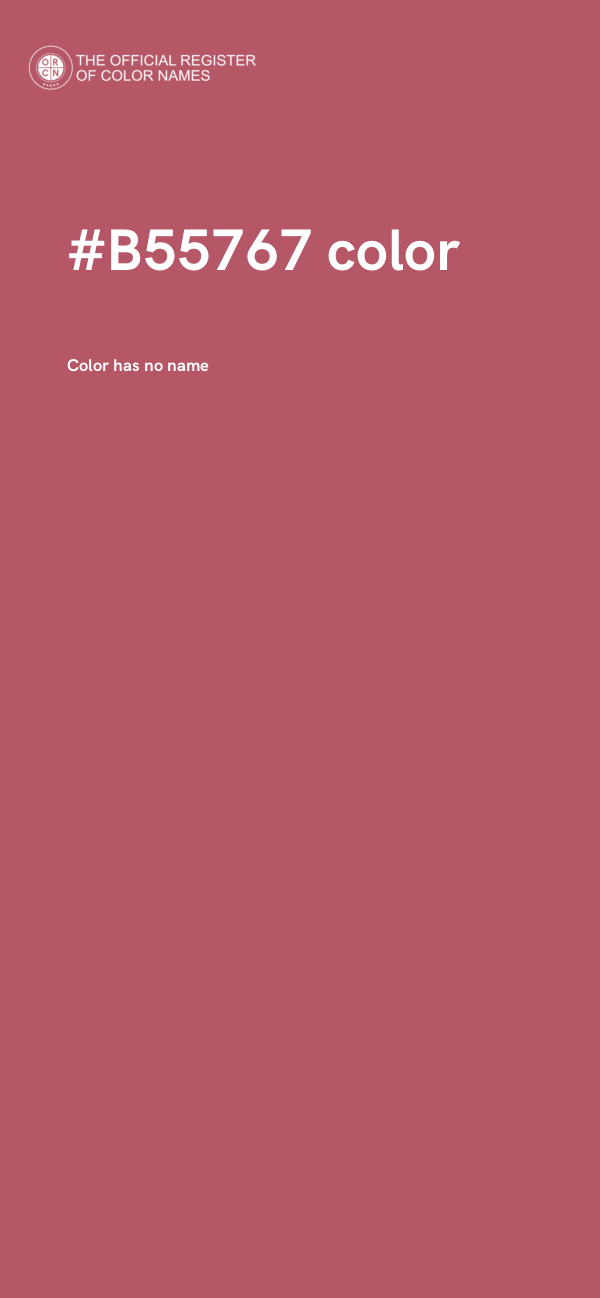 #B55767 color image