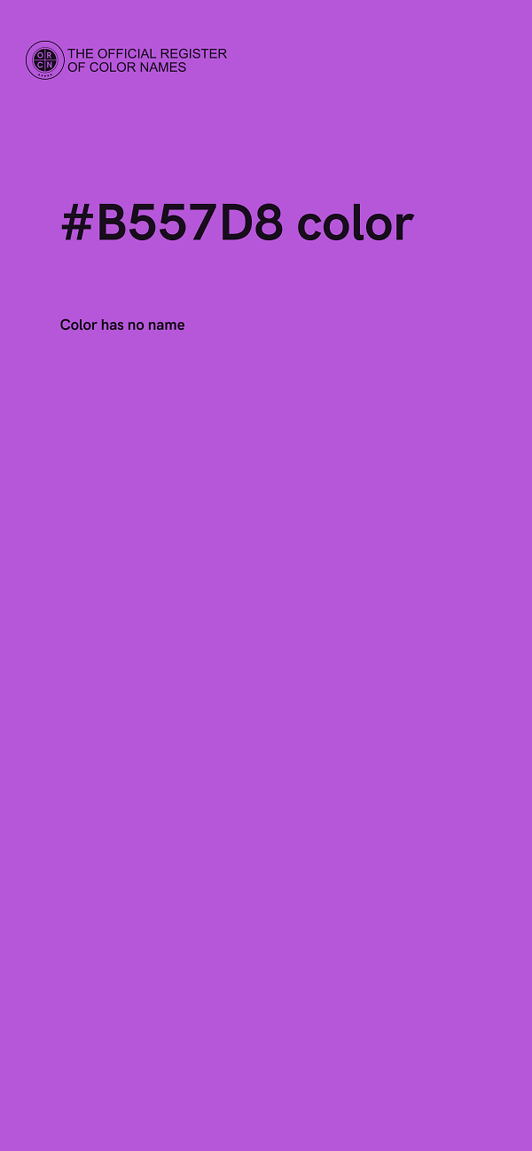 #B557D8 color image