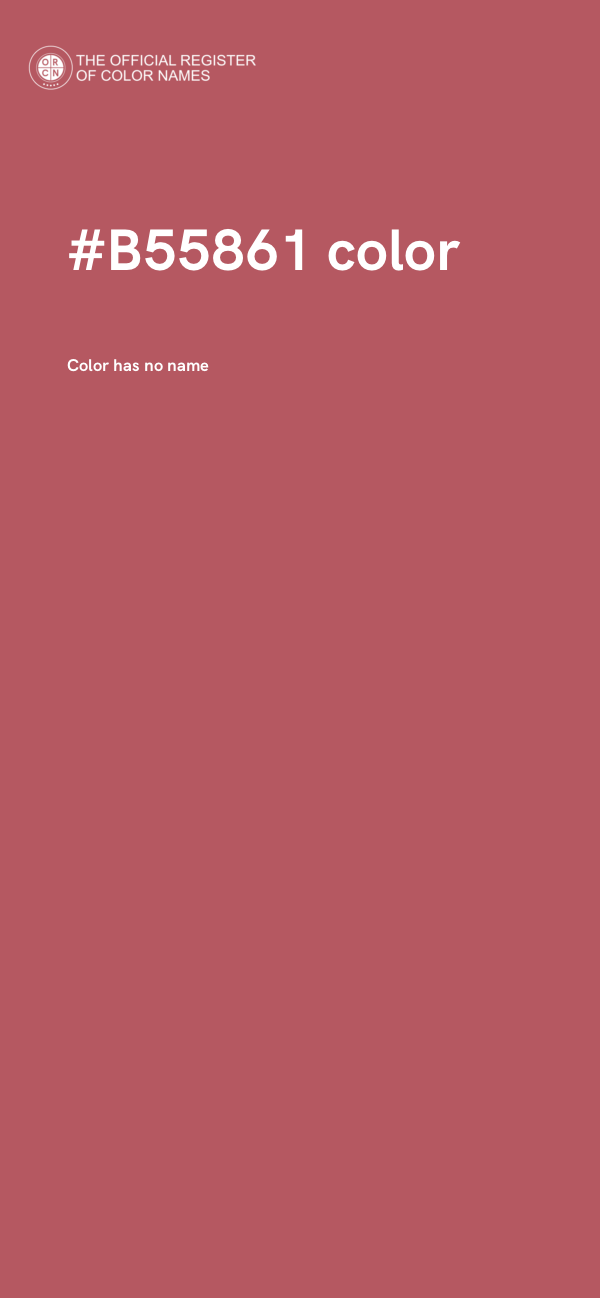 #B55861 color image