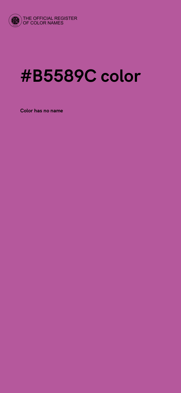 #B5589C color image
