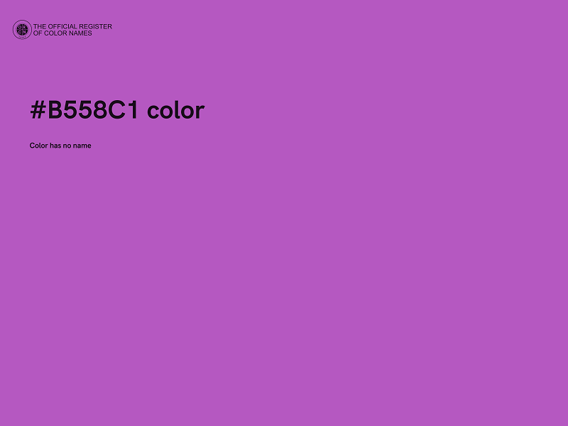 #B558C1 color image