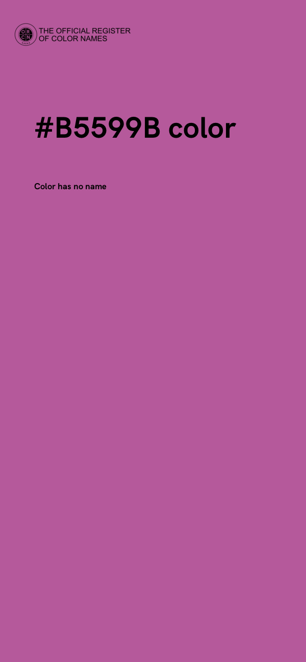 #B5599B color image