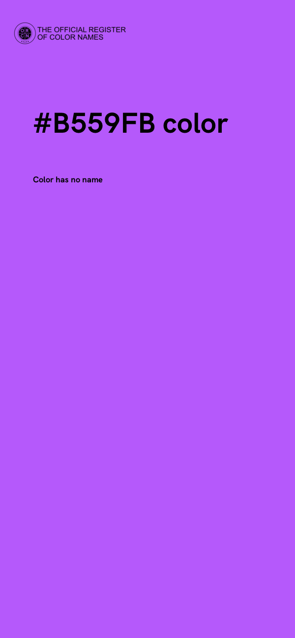 #B559FB color image