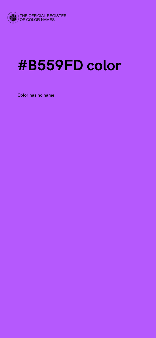 #B559FD color image