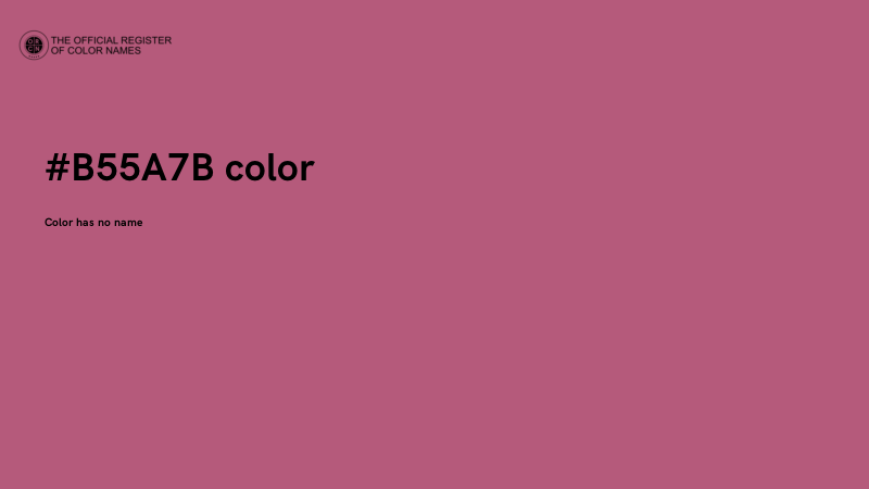 #B55A7B color image