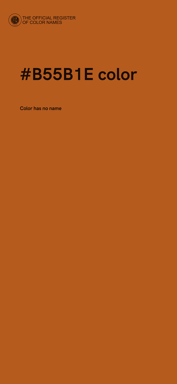 #B55B1E color image