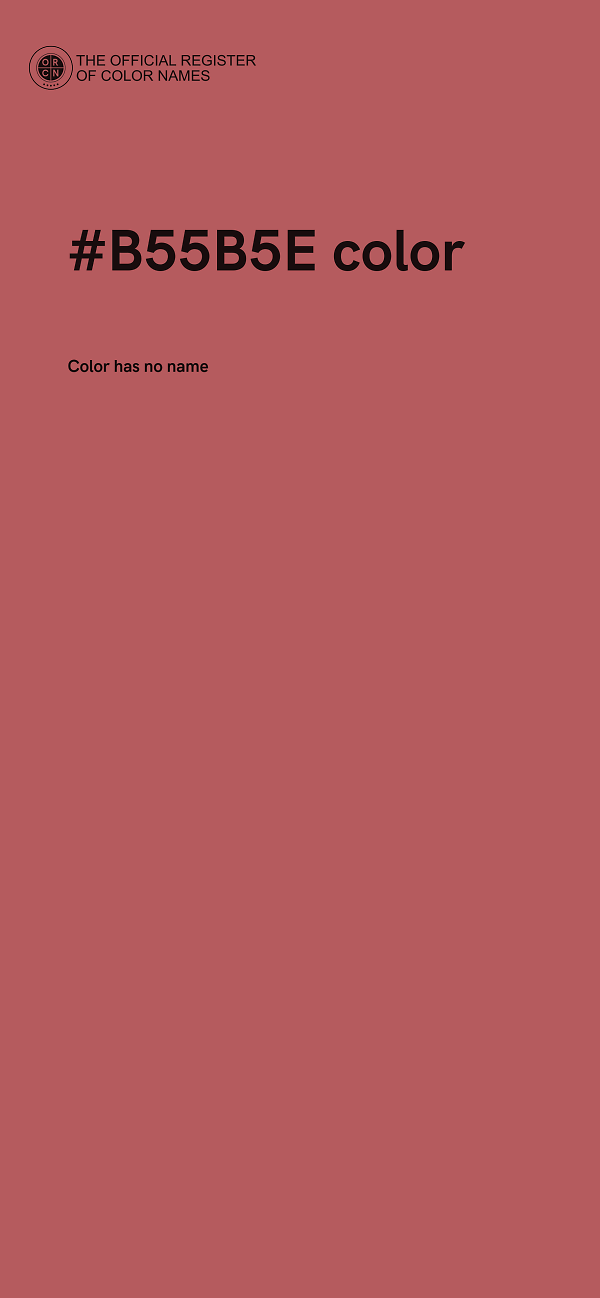 #B55B5E color image