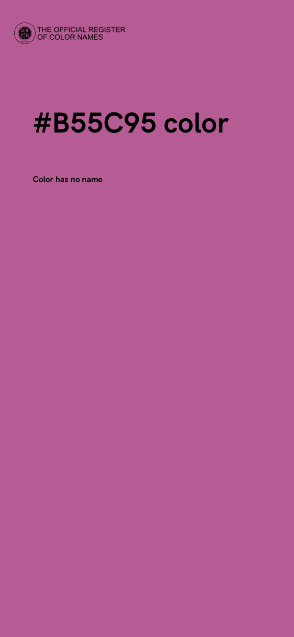#B55C95 color image