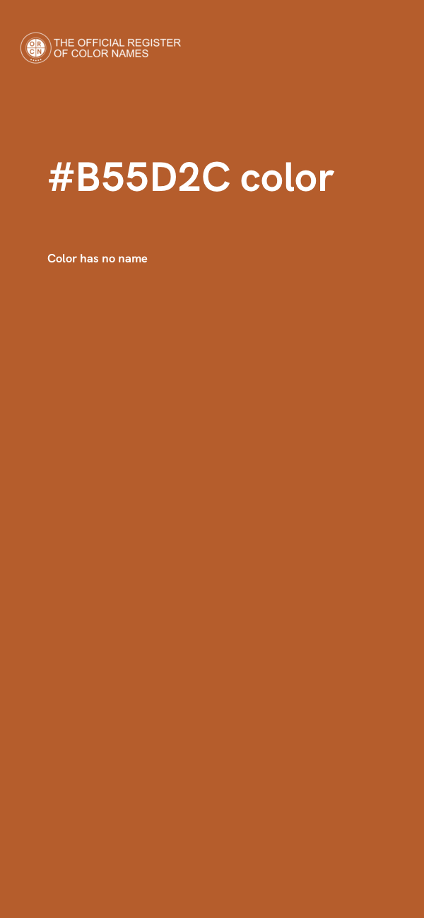 #B55D2C color image
