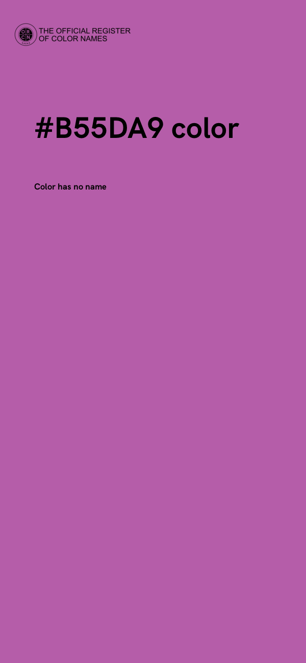 #B55DA9 color image