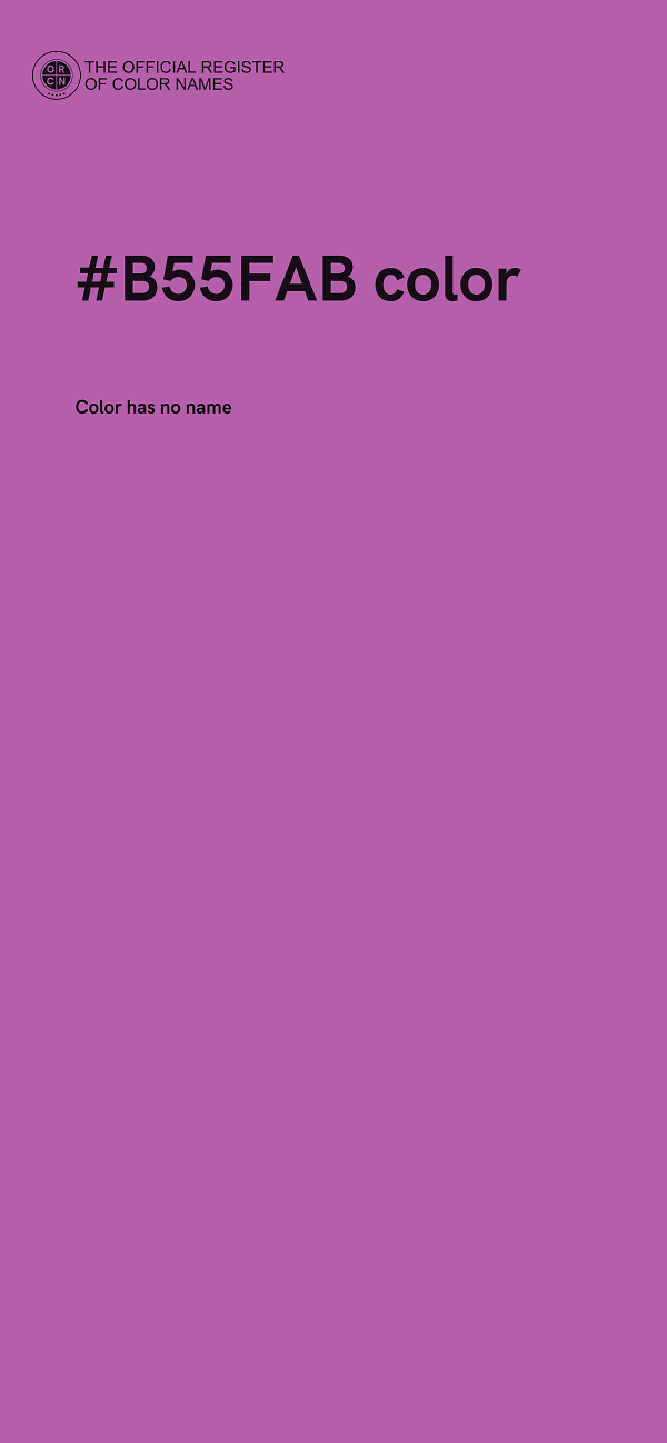 #B55FAB color image