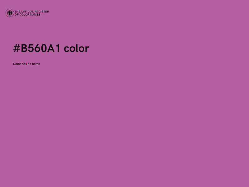 #B560A1 color image