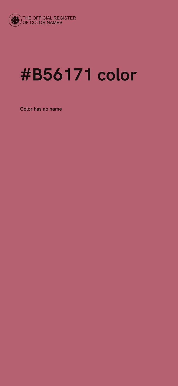 #B56171 color image