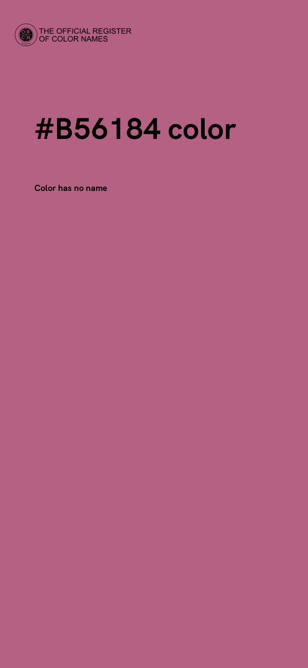 #B56184 color image