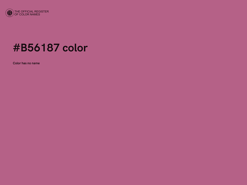 #B56187 color image