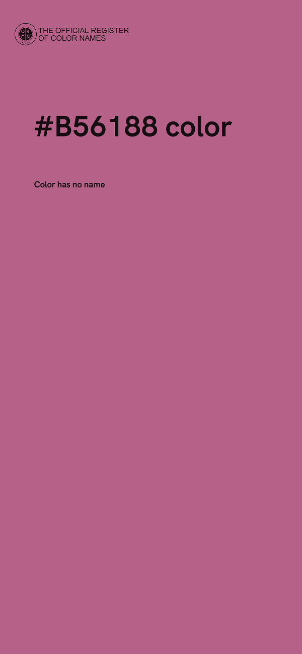 #B56188 color image