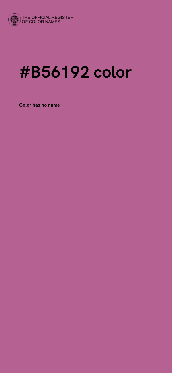 #B56192 color image