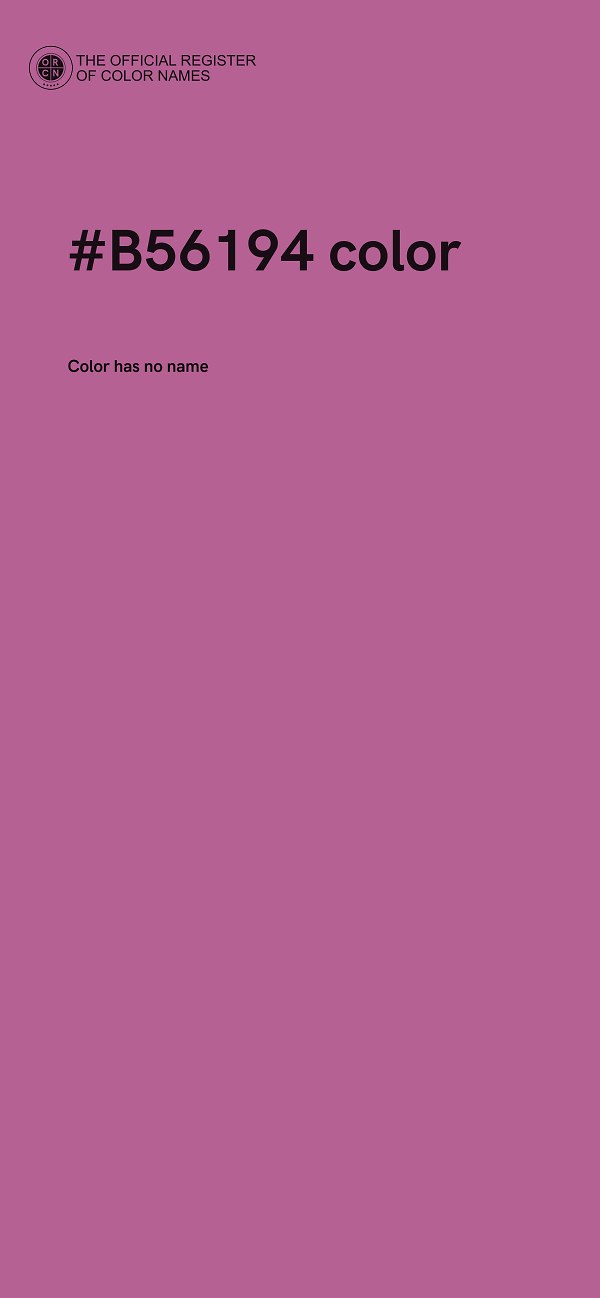 #B56194 color image