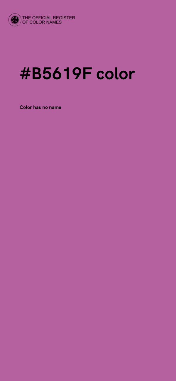 #B5619F color image