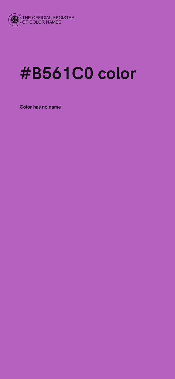 #B561C0 color image