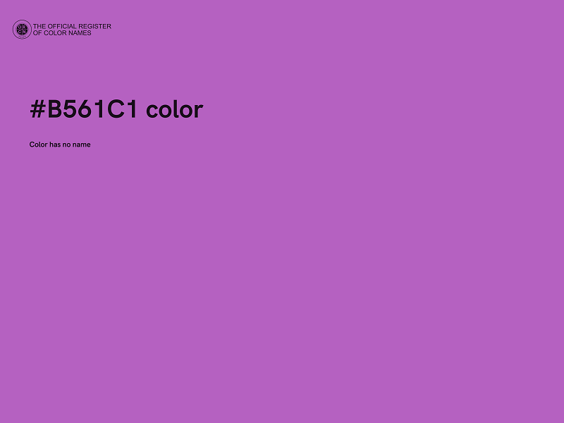 #B561C1 color image