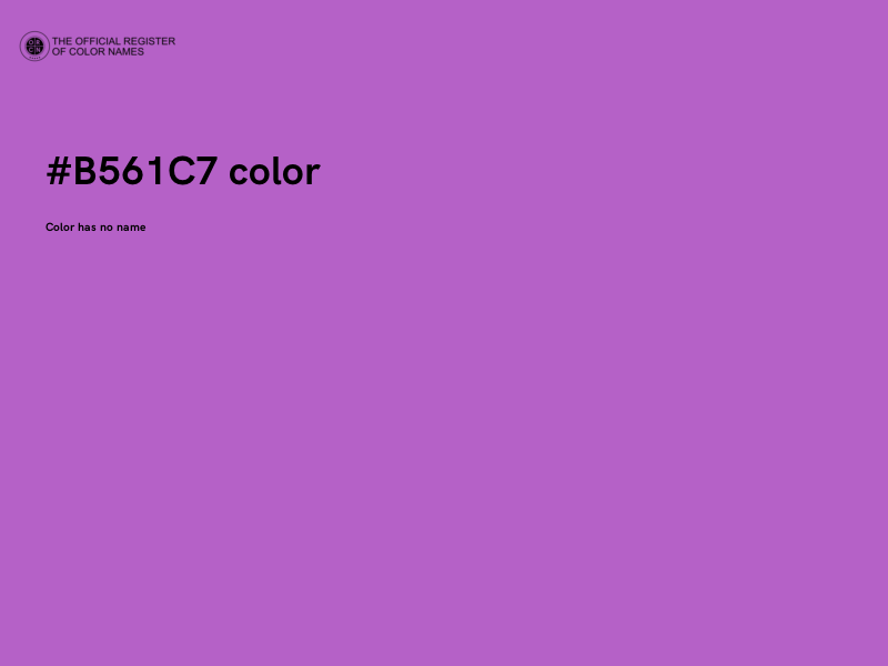 #B561C7 color image