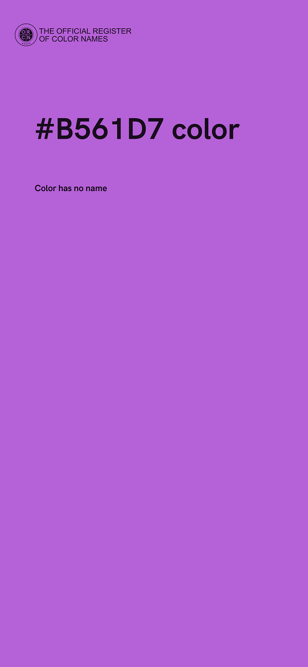 #B561D7 color image