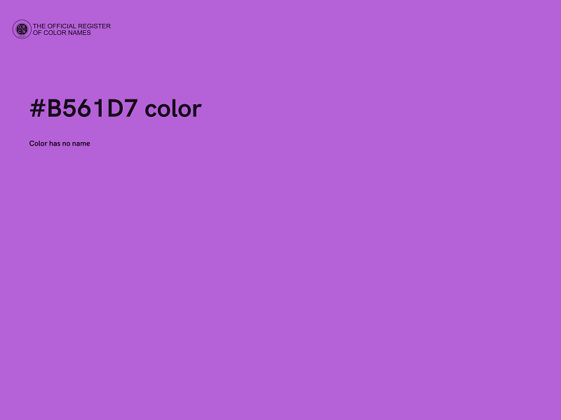 #B561D7 color image