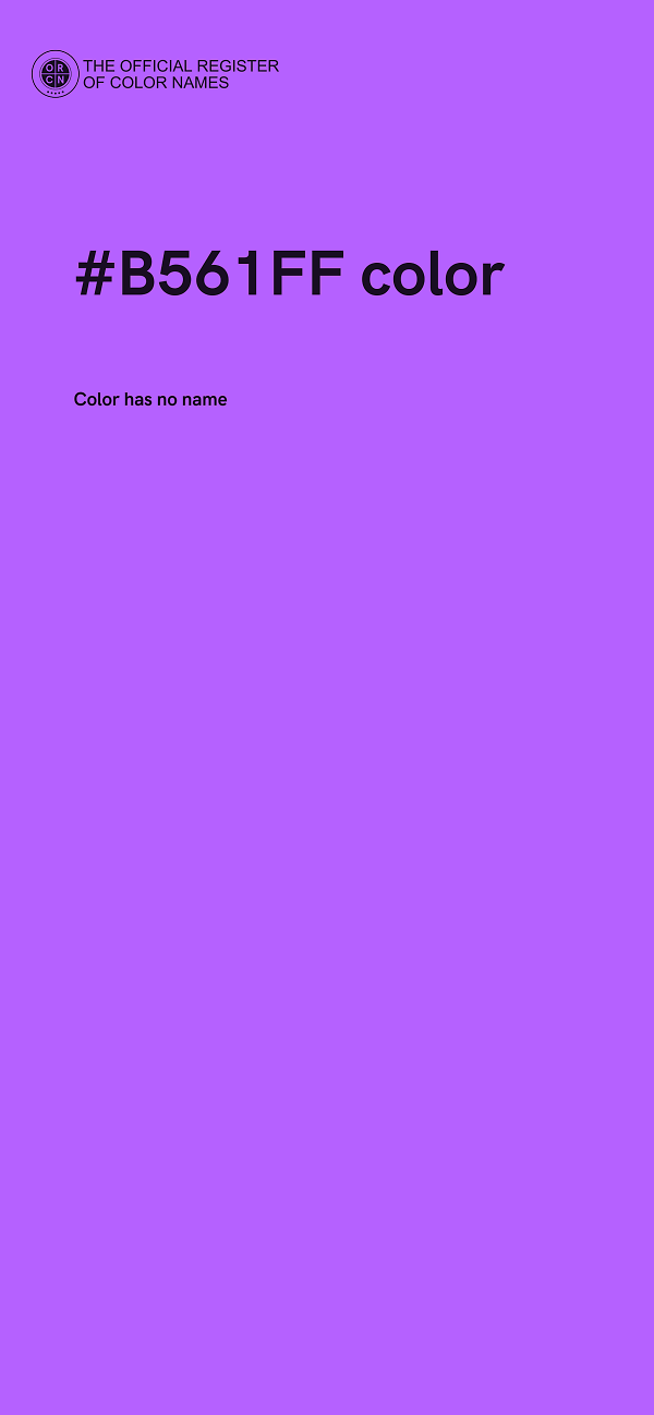 #B561FF color image