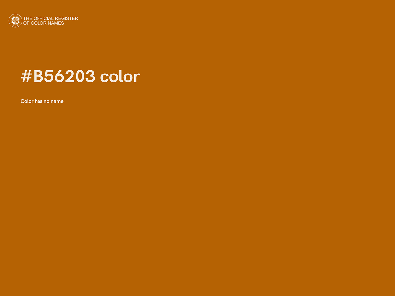 #B56203 color image