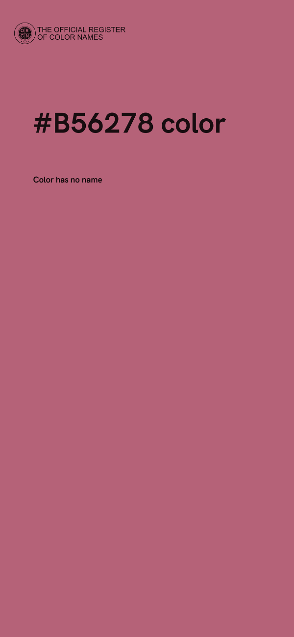 #B56278 color image